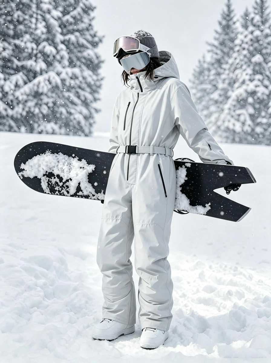 One‑Piece Waterproof Ski Jumpsuit - Imagen 2