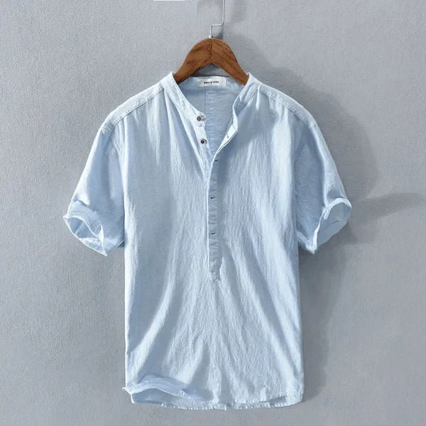 Camisa de verano de lino - Imagen 4
