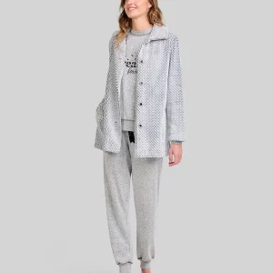 Bata de Mujer Gris Vigoré de Lohe. 251581