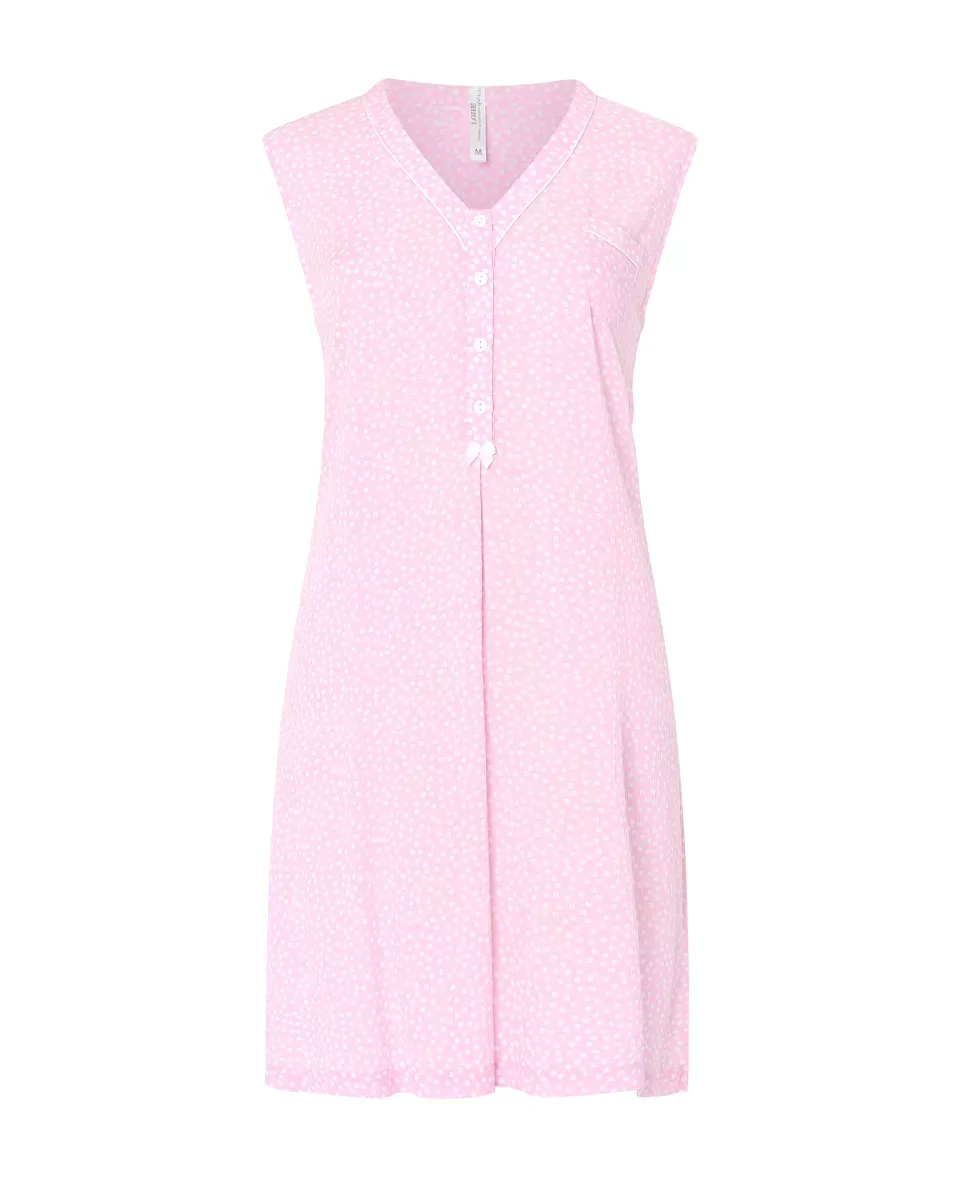 Camisón Mujer Verano Jaquard A Topitos de Lohe. V253969 - Imagen 4