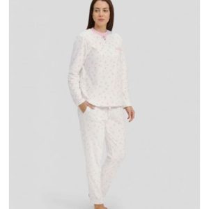 Pijama Largo Cerrado Corazones de Lohe Y241555