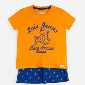 Pijama Manga Corta Race Access de Lois. 55367