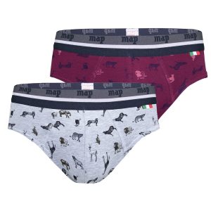 Pack 2 Slips Goma Vista Estampado Zoo de Map. 2208