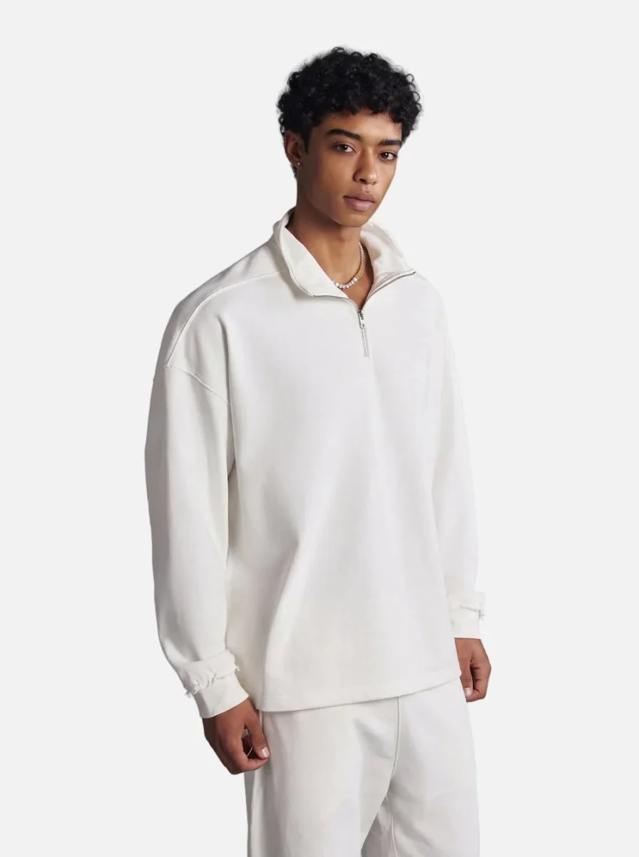 Quarter-Zip Mock Neck Pullover - Imagen 3
