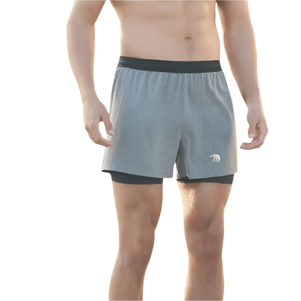 Faux Two Piece Quick Dry Sports Shorts - Imagen 5