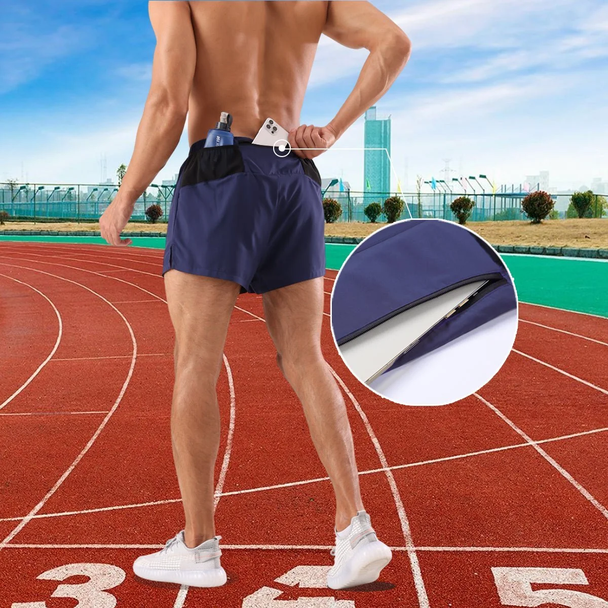 5 Inch Quick Dry Training Shorts - Imagen 8