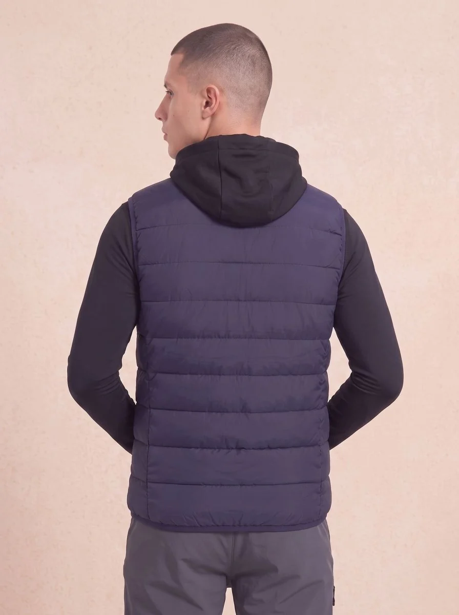 Men's Navy Heated Gilet - Imagen 7
