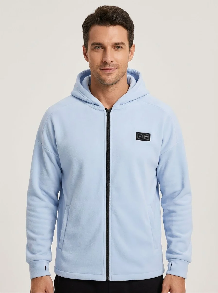 Men's Full-Zip Heated Hoodie - Imagen 4