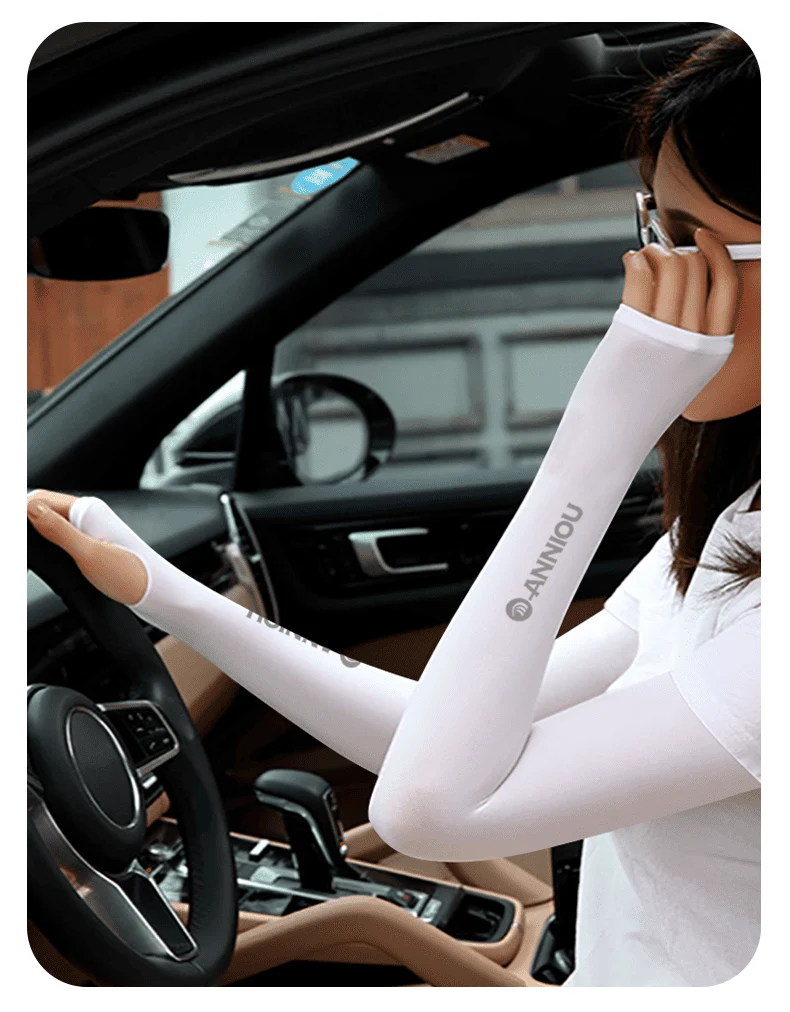 Mosquito Repellent UV Arm Sleeves - Imagen 5
