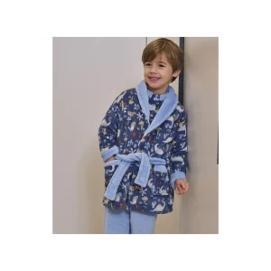 Bata Infantil Estampado Dinosaurios de Muslher. 258402