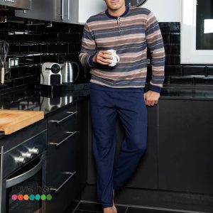 Muslher Invierno. Pijama Hombre Punto Milano. 215624.