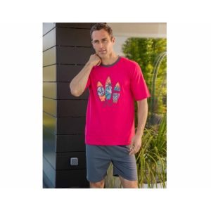 Pijama Corto Verano Algodón Born to Surf de Muslher. 255016
