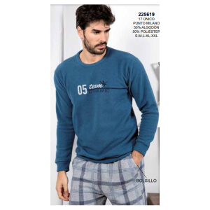 Pijama Hombre Punto Milano de Muslher. 225619.
