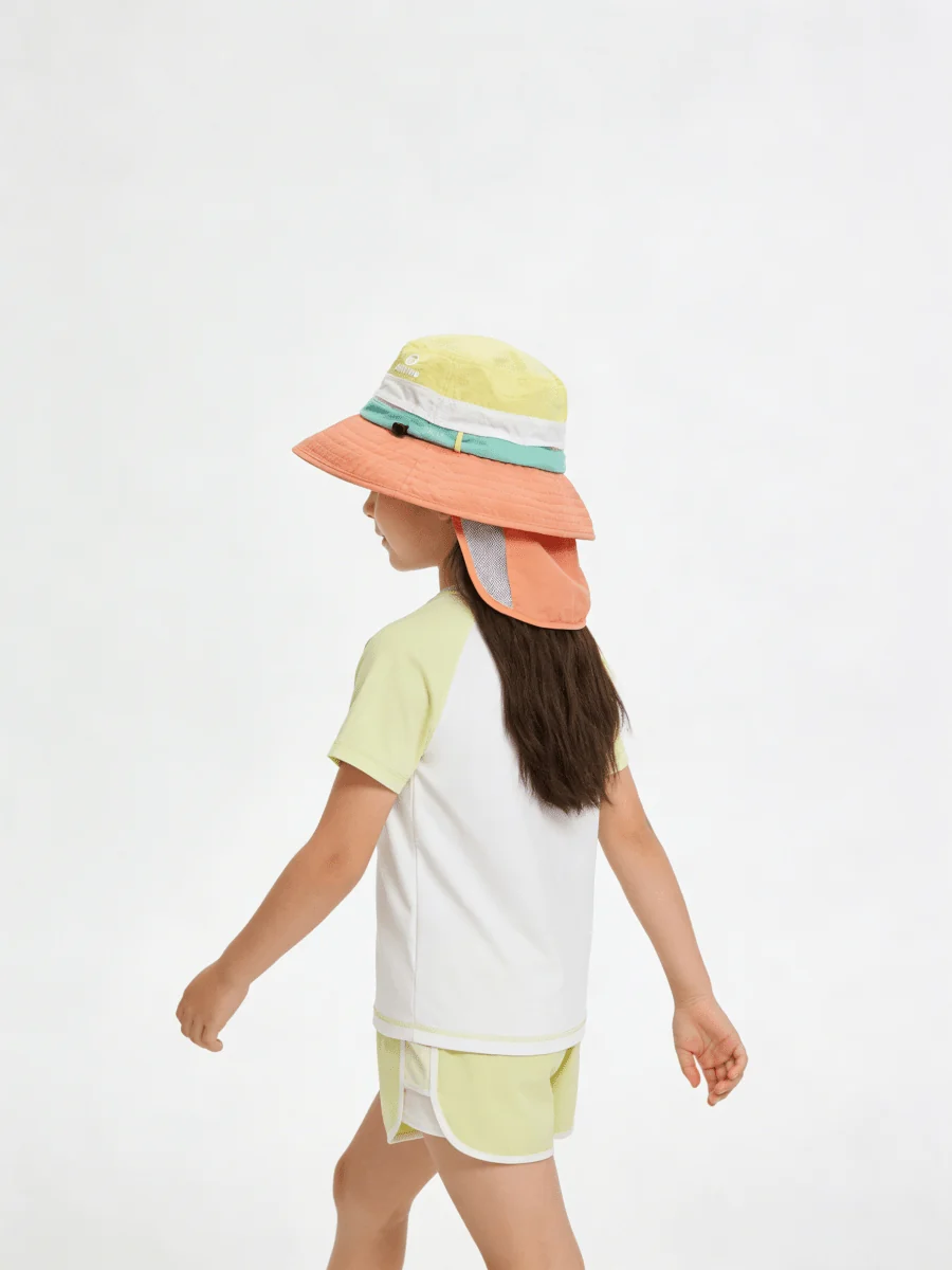 UPF 50+ Color-Block Kids’ Bucket Hat - Imagen 4