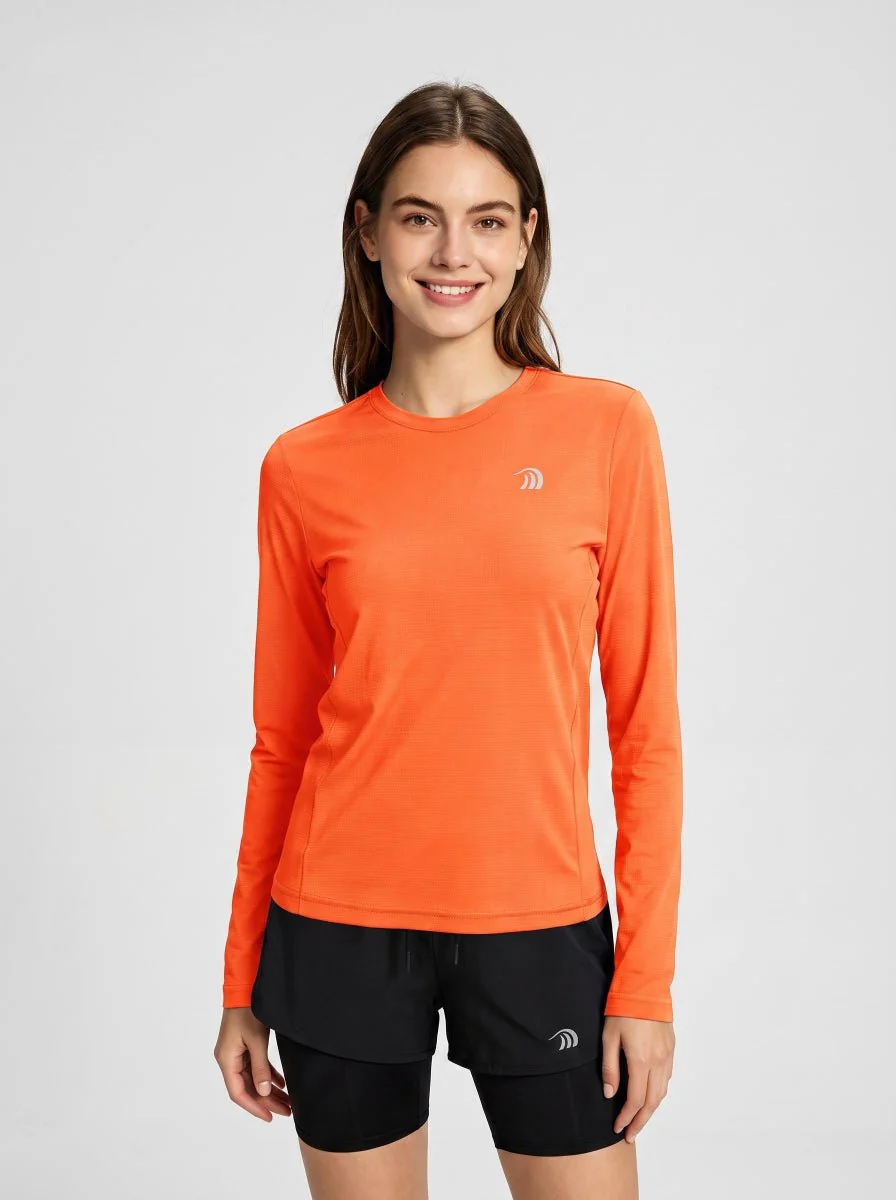 Women's Long Sleeve Fitness T-Shirt - Imagen 4