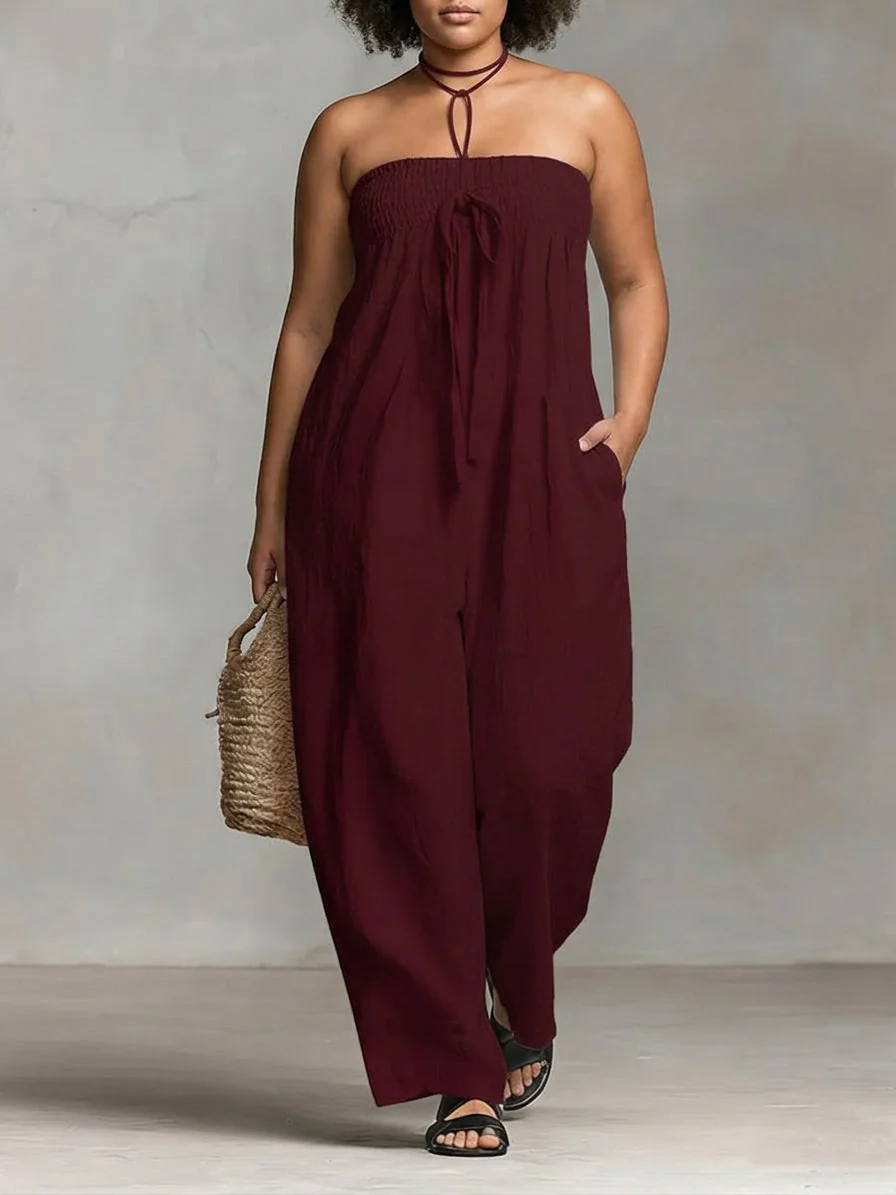 Nova | Vestido Maxi Fluido Sin Tirantes - Imagen 5