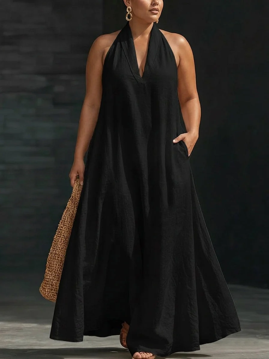Aveline | Vestido Maxi con escote halter - Imagen 6