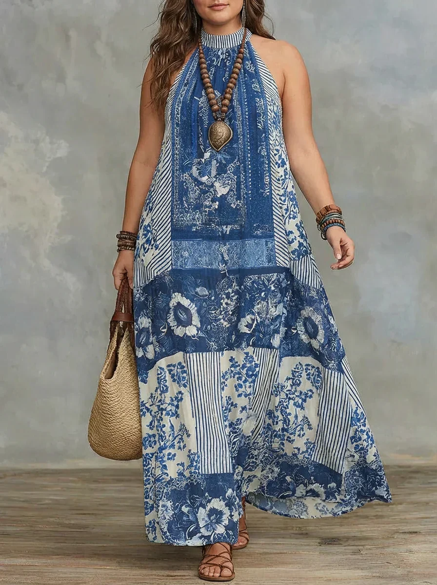 Isla | Bata Maxi Patchwork - Imagen 4