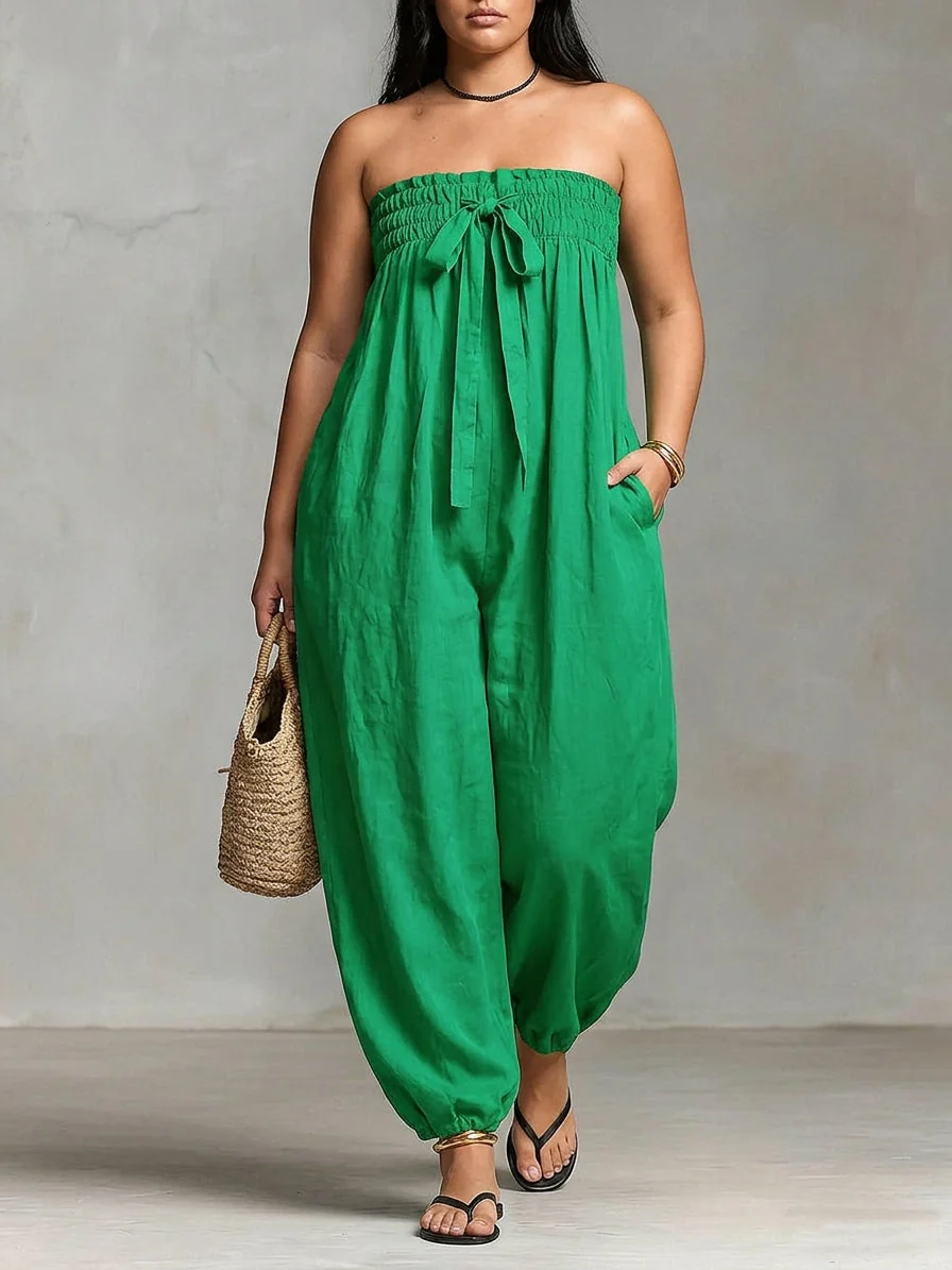 Nova | Vestido Maxi Fluido Sin Tirantes - Imagen 4