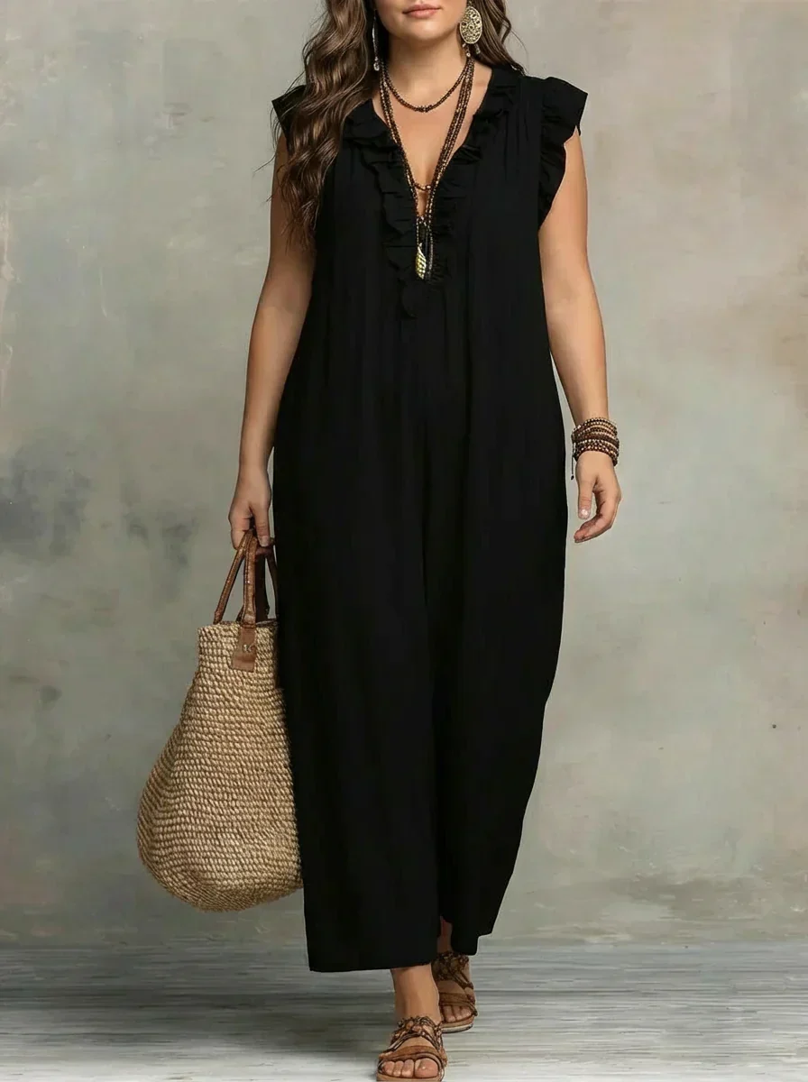 Sienna | Vestido Maxi Bohemio con Volantes - Imagen 7