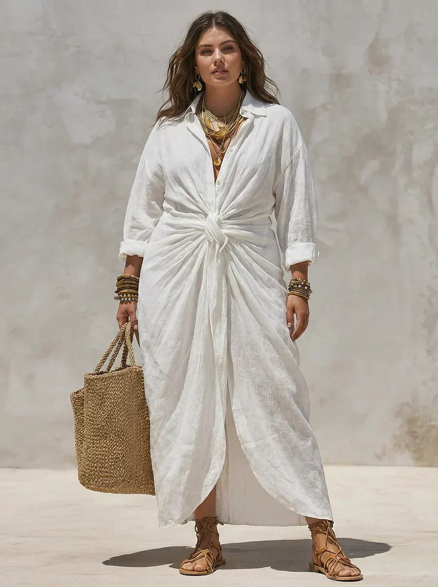 Aria | Vestido Maxi Anudado - Imagen 6
