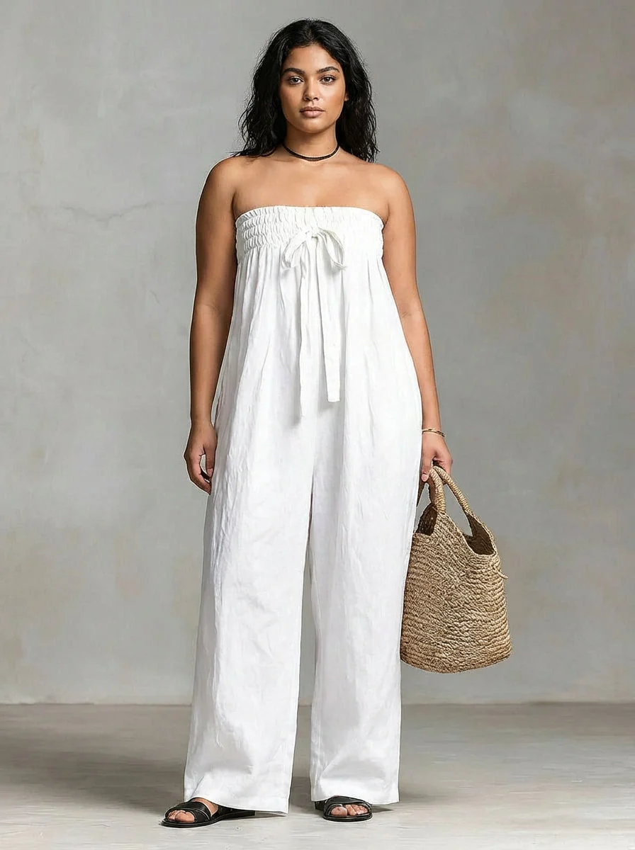 Nova | Vestido Maxi Fluido Sin Tirantes - Imagen 7
