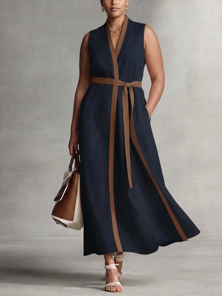 Aria | Vestido Maxi Sin Mangas - Imagen 5