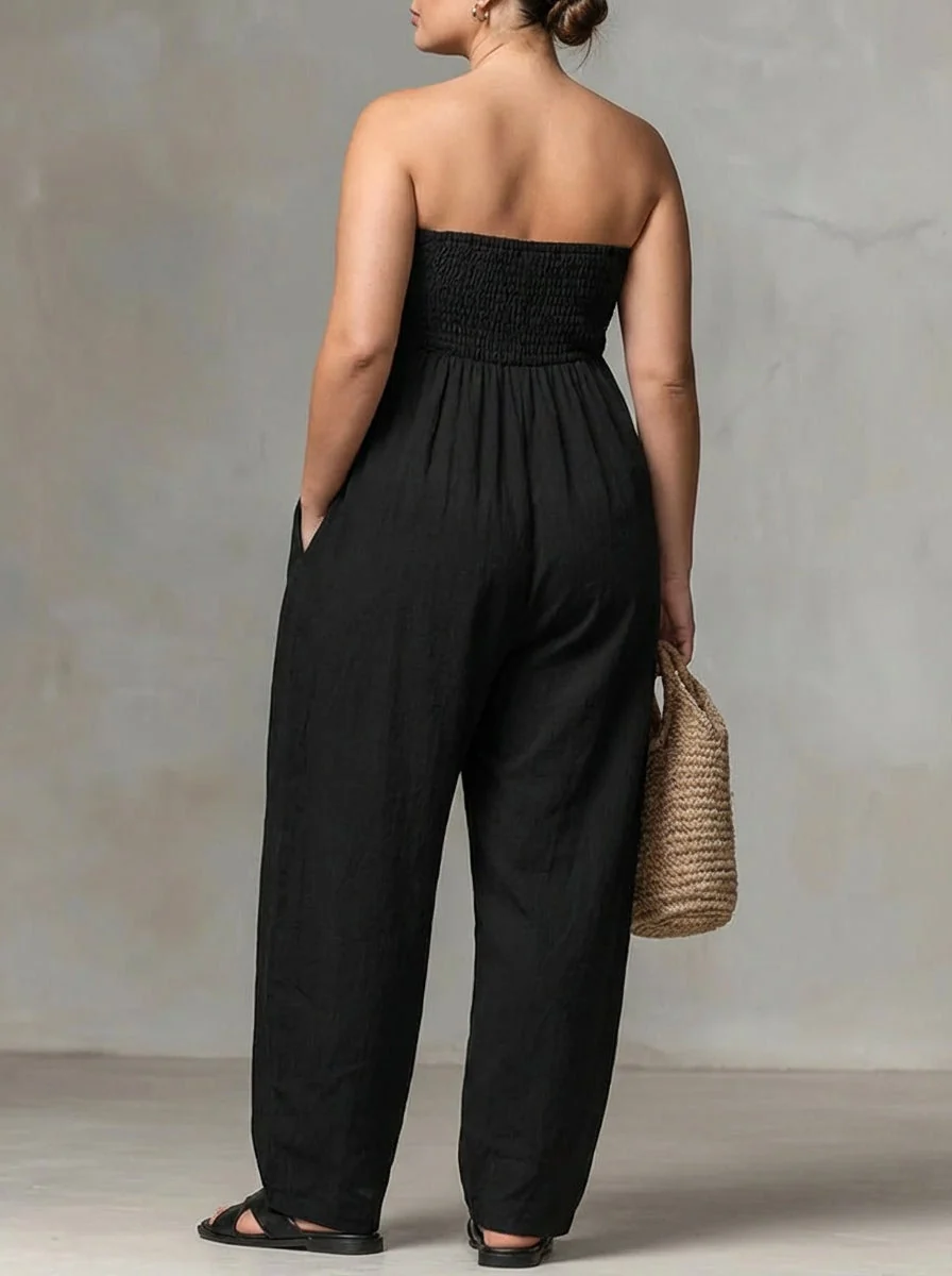 Nova | Vestido Maxi Fluido Sin Tirantes
