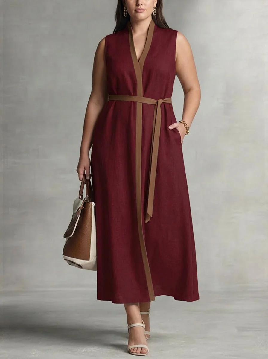 Aria | Vestido Maxi Sin Mangas - Imagen 6