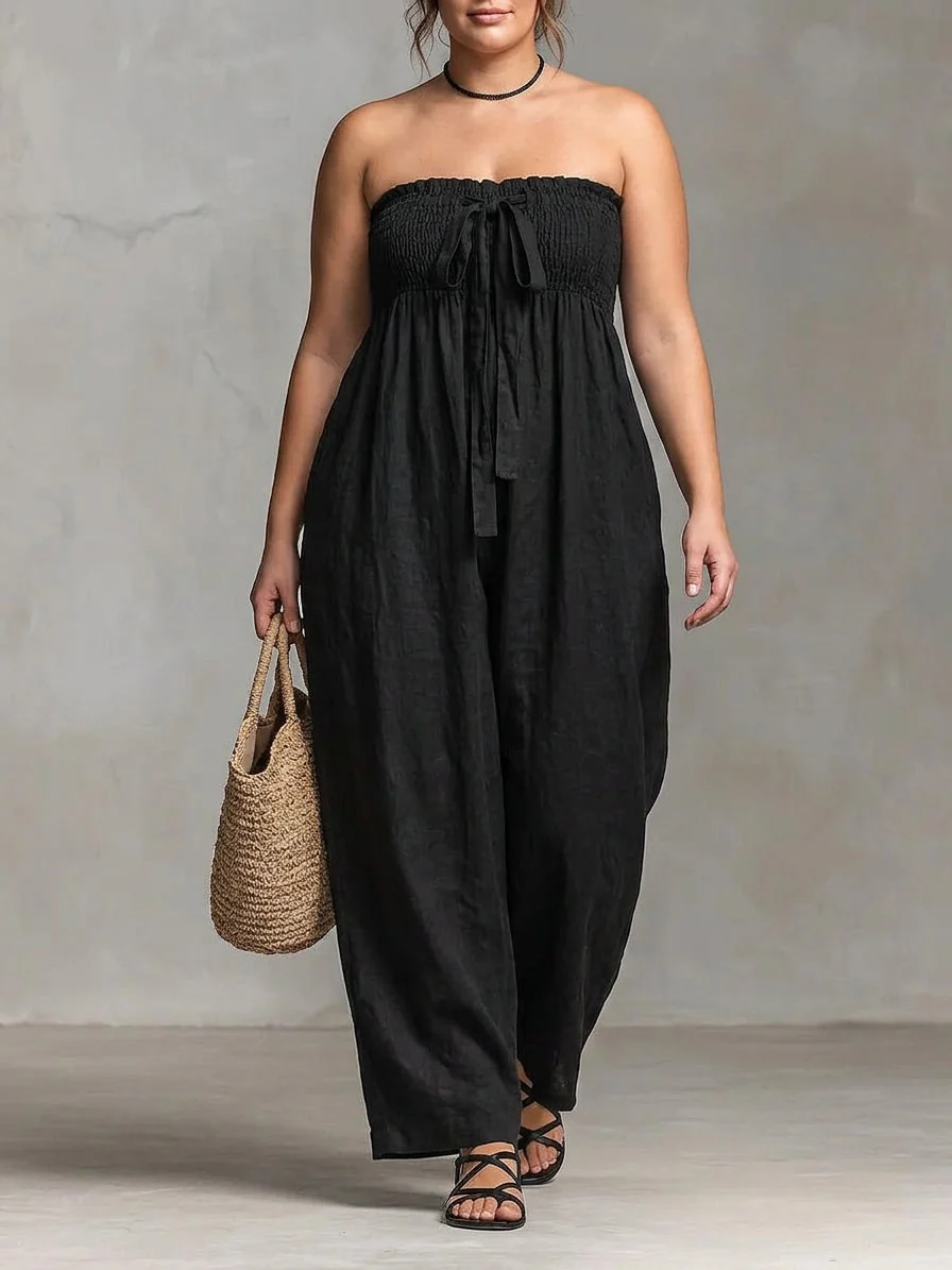 Nova | Vestido Maxi Fluido Sin Tirantes - Imagen 8