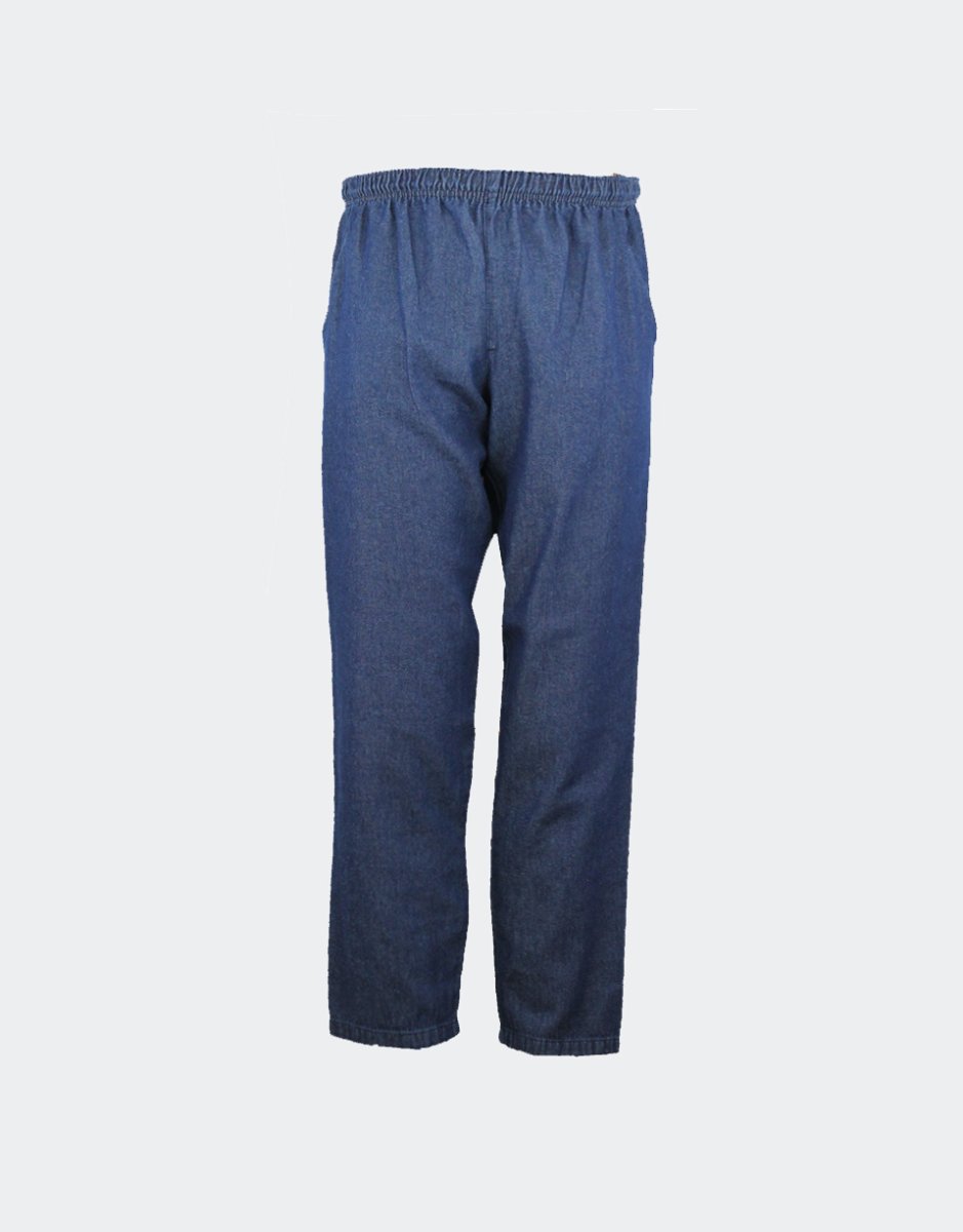 Pantalón hombre con goma cintura de tejano fino