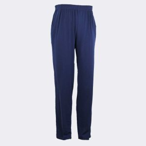Pantalón de mujer punto fino con goma cintura y bolsillos. VERANO