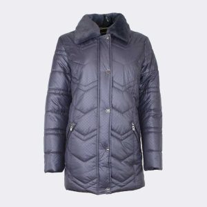 Parka mujer con pespunte ‘zig-zag’