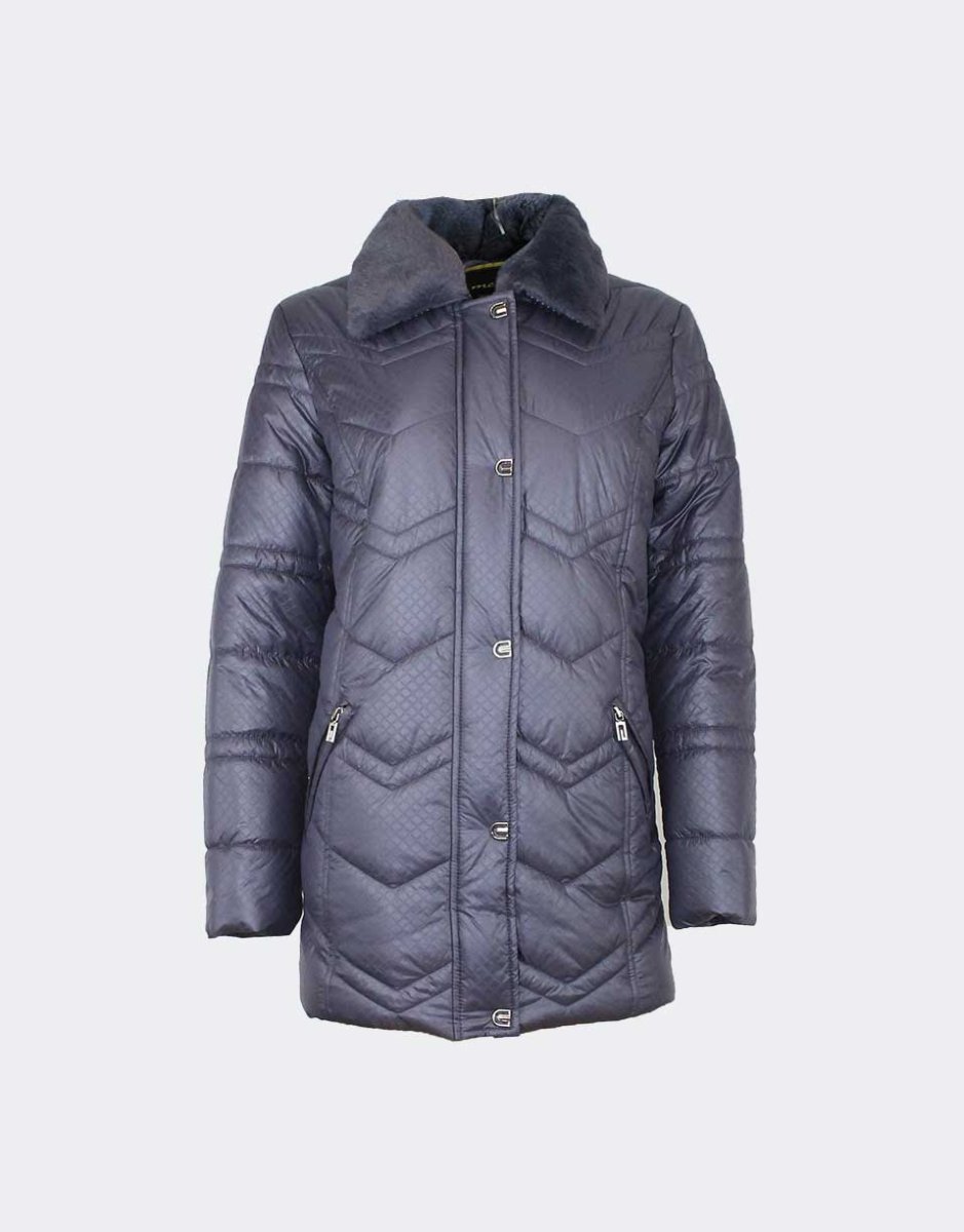 Parka mujer con pespunte ‘zig-zag’ - Imagen 2
