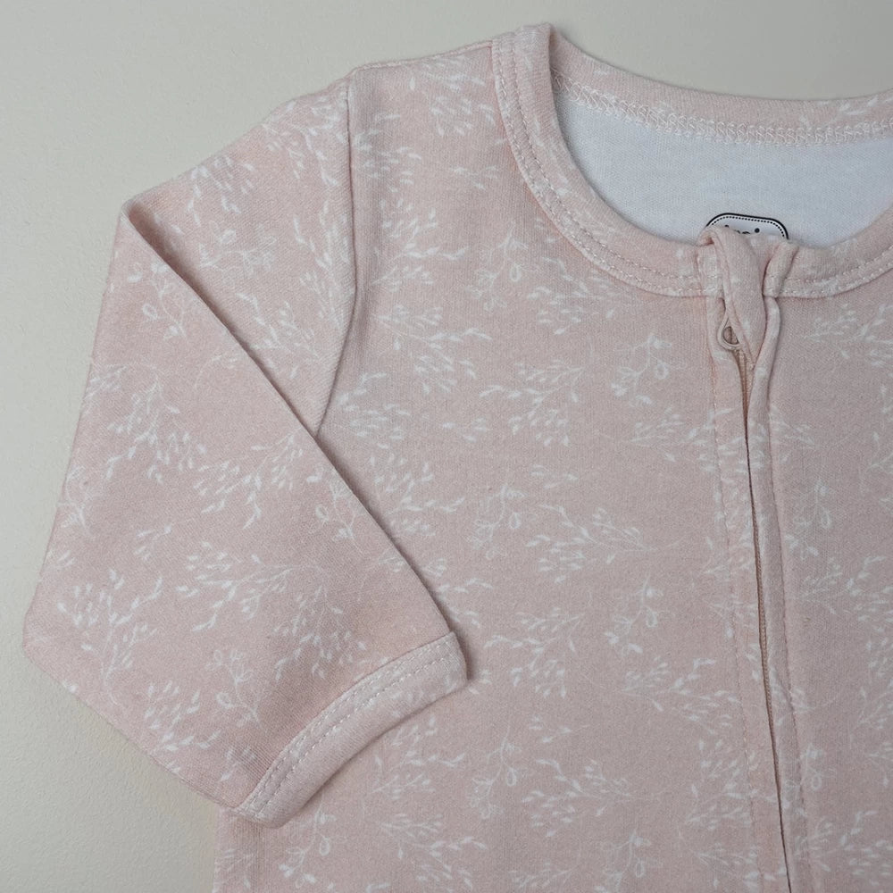 PIJAMA ALGODÓN CON CREMALLERA ROSA - Imagen 3