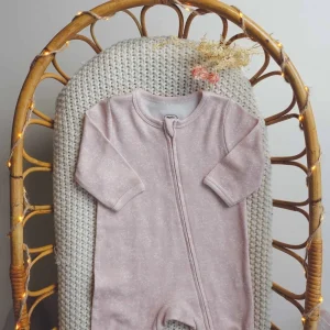 PIJAMA ALGODÓN CON CREMALLERA ROSA
