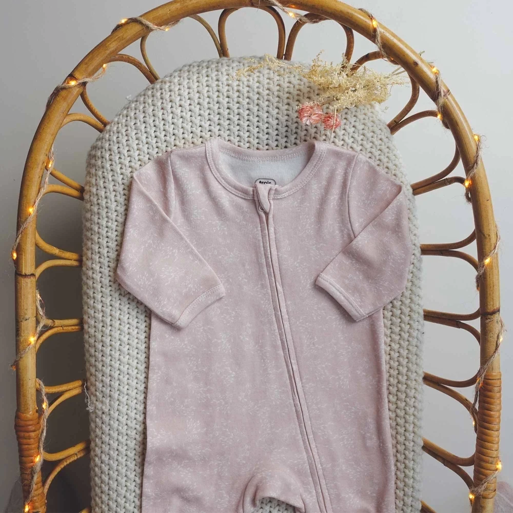 PIJAMA ALGODÓN CON CREMALLERA ROSA - Imagen 2