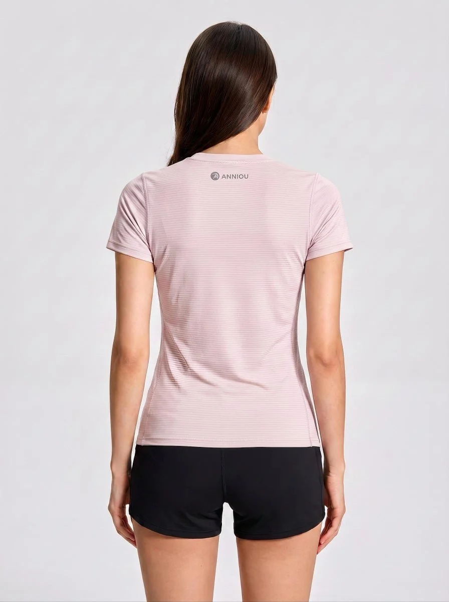 Women Short Sleeve Running Sports T‑Shirt - Imagen 8