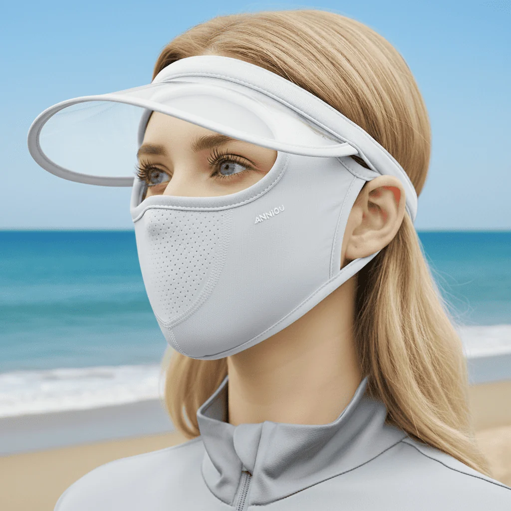 Sun Protection Brim Face Mask - Imagen 7