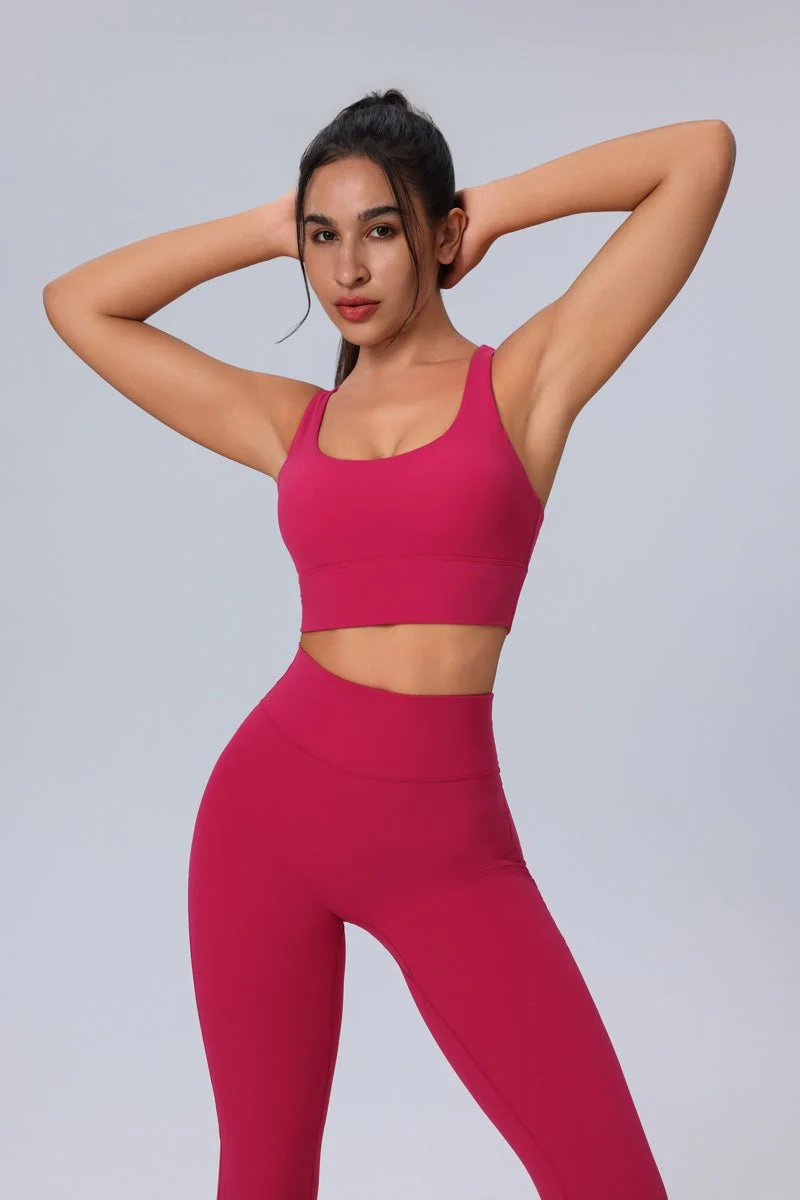 Crisscross Back Sports Bra - Imagen 7