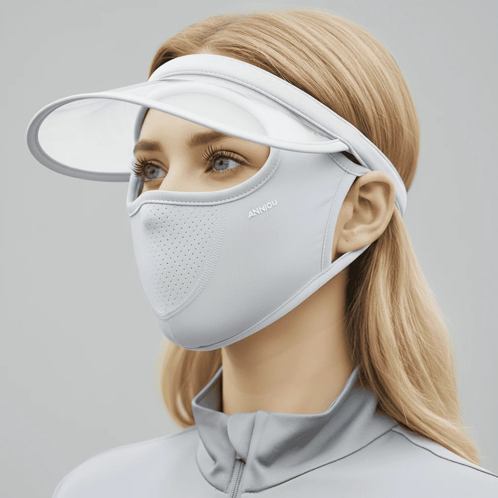 Sun Protection Brim Face Mask - Imagen 2