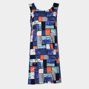 Playera mujer tirantes estampado ‘cuadros’ colores