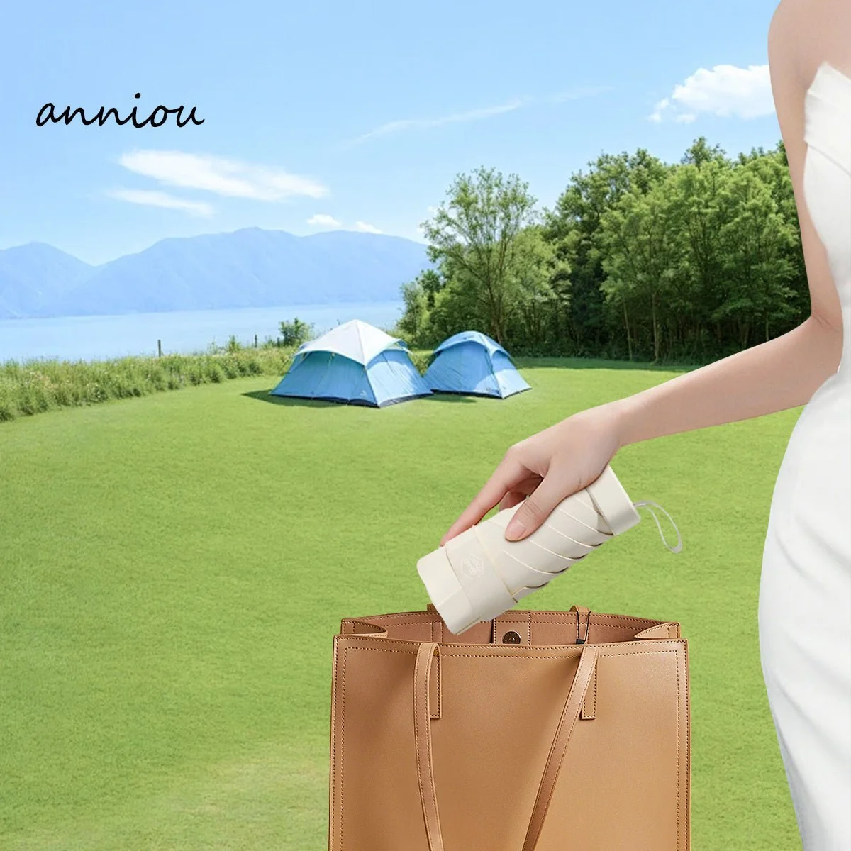 Pocket Size 5-Fold Umbrella - Imagen 5