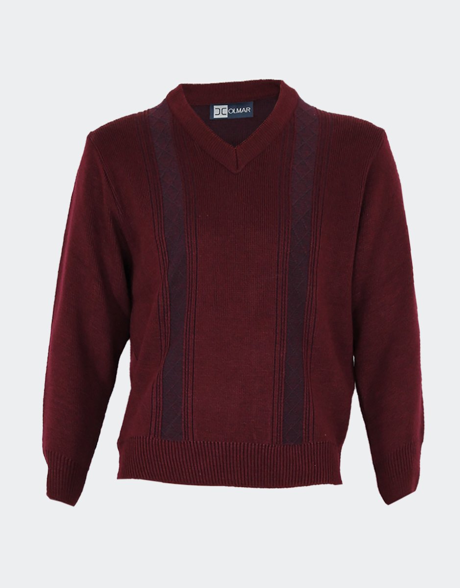 Pullover hombre con cenefa en el delantero - Imagen 4