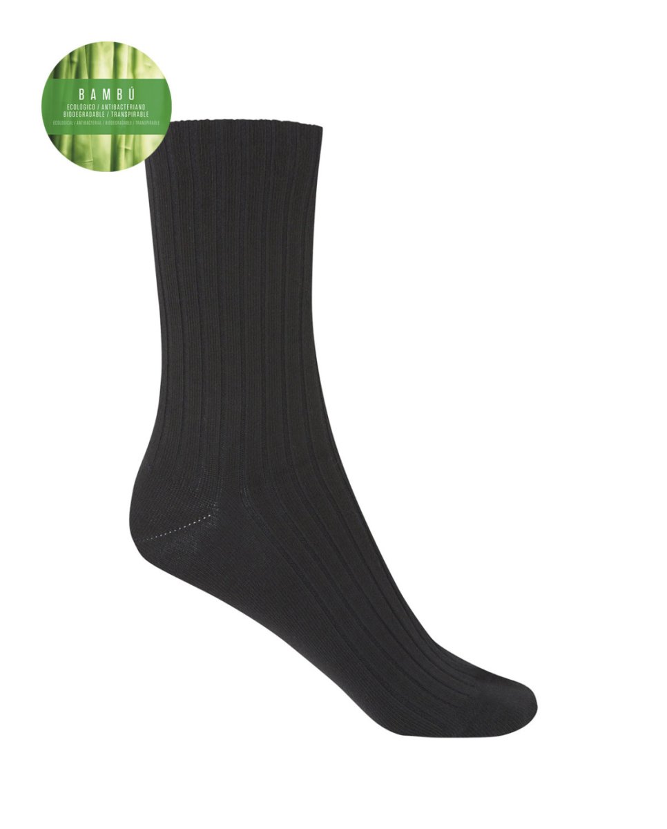 Calcetines de Bambú de Canalé – Puño no Aprieta. Punto Blanco - Imagen 8