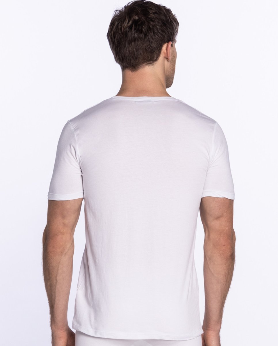 Camiseta Cuello Redondo de Algodón Orgánico, Ecologix, Punto Blanco. 33532-20 - Imagen 9