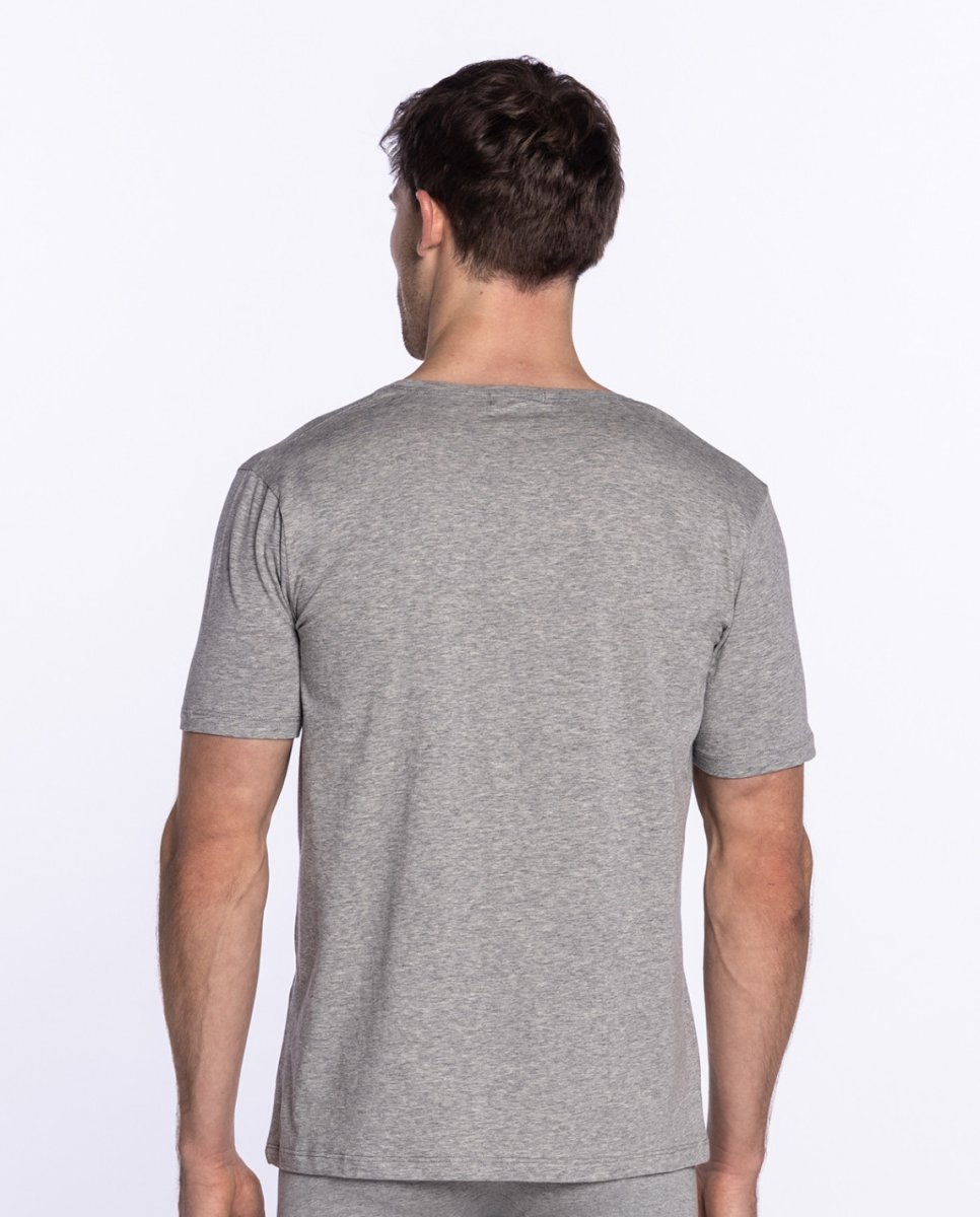 Camiseta Cuello Redondo de Algodón Orgánico, Ecologix, Punto Blanco. 33532-20 - Imagen 4