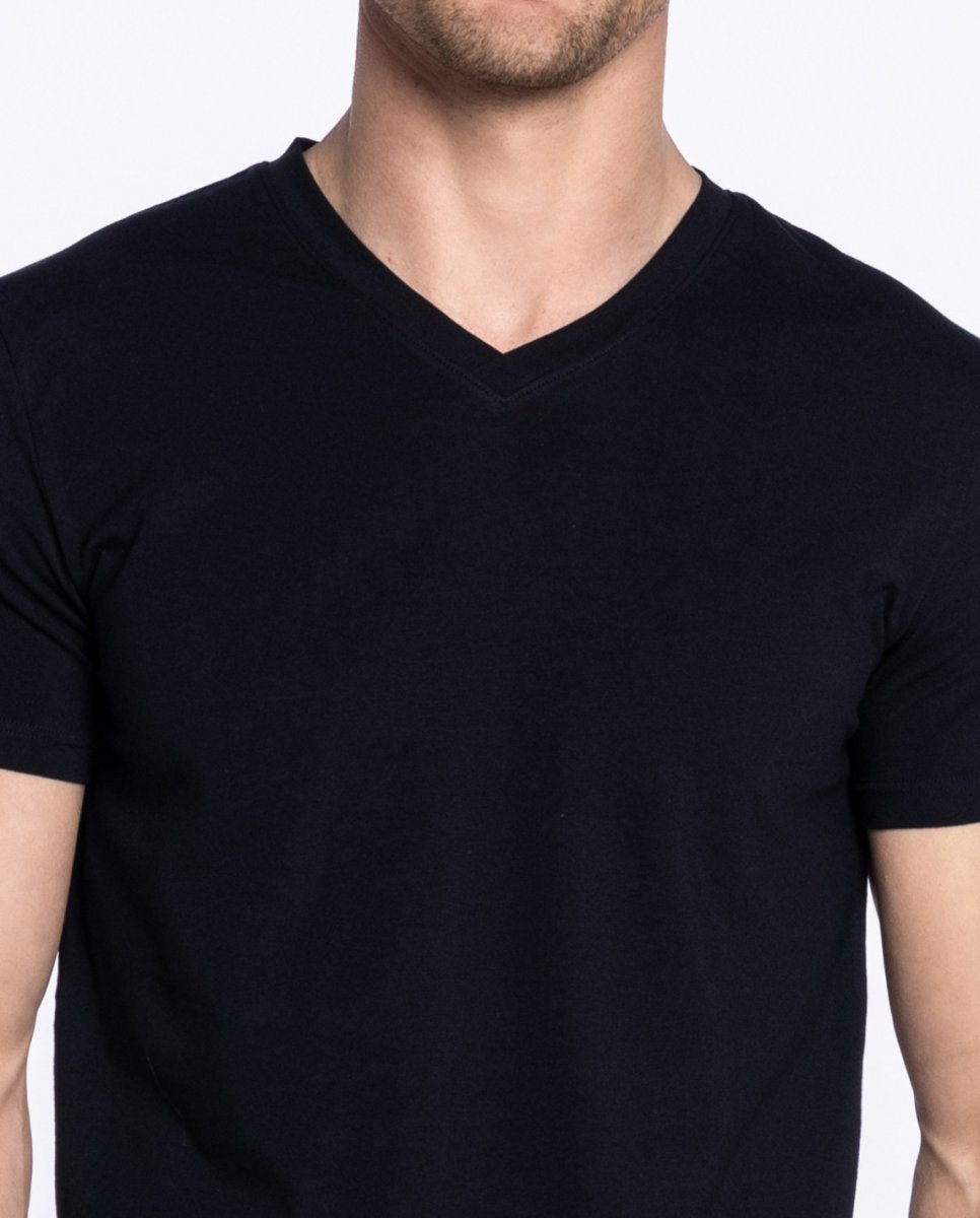 Camiseta Manga Corta, Basix, Punto Blanco. 53384-20 - Imagen 4