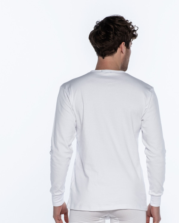 Camiseta Térmica Iceland Manga Larga de Punto Blanco. 33186 - Imagen 3