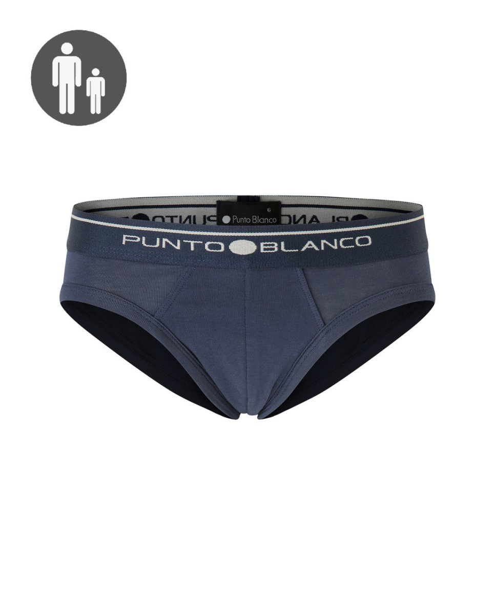 Pack 3 Slips de Algodón Elástico Hombre Punto Blanco Basix 53489 - Imagen 5